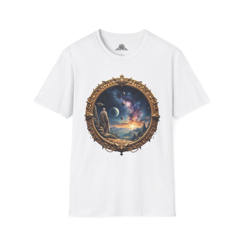 Printify T-Shirt XS / White They Exist UFO & Cosmic - T-Shirt
