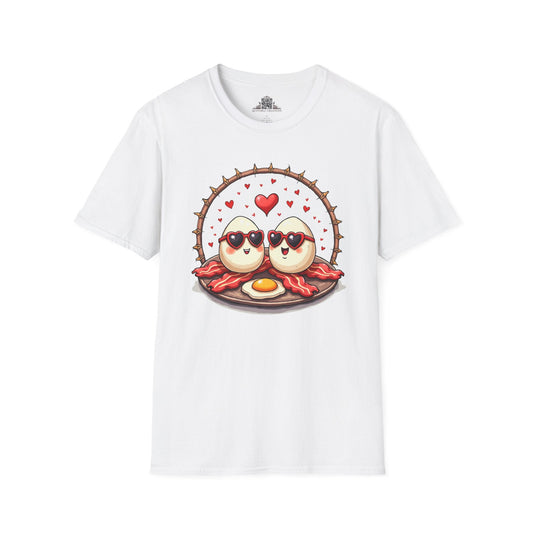 Printify T-Shirt XS / White Unbeatable Love Eggs - Love & Fun T-Shirt