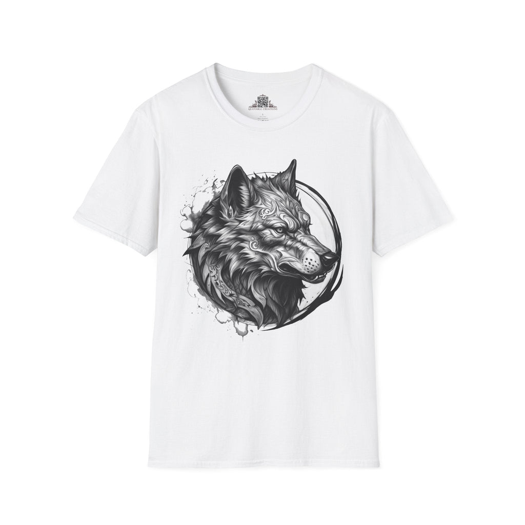 Printify T-Shirt XS / White Wolf Wild Motivation - T-Shirt